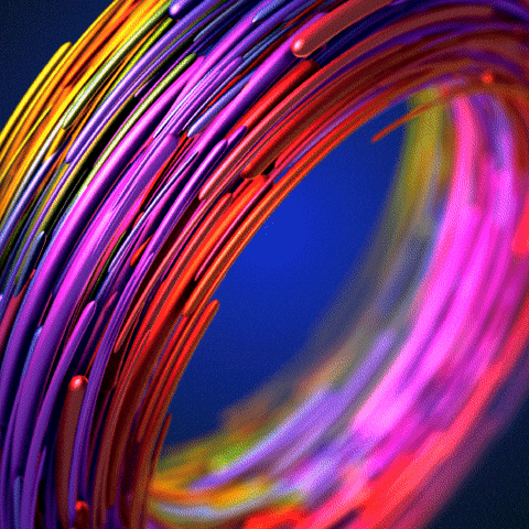 Hypno Colorful Whirlpool Circle GIF