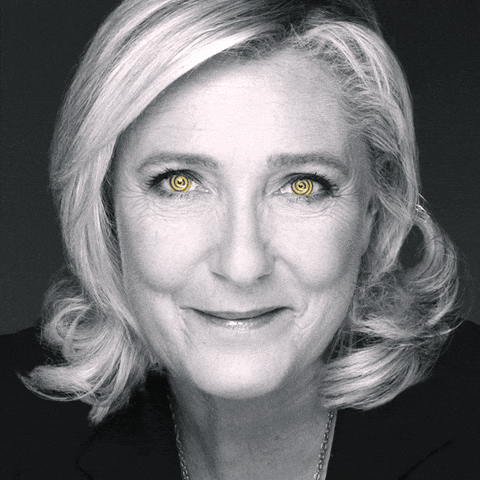 Hypno Marine Lepen GIF