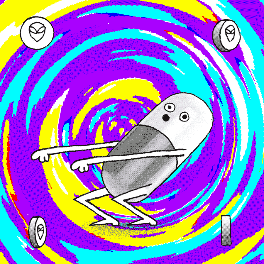 Hypno Pills And Tablets Dizzy Loop GIF