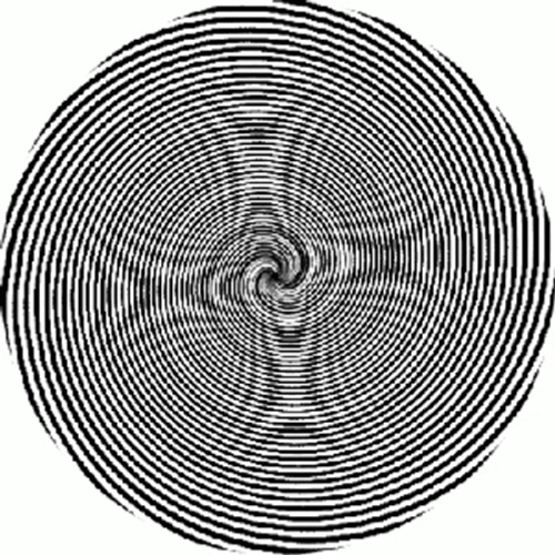 Hypnotic Animated Spirals Optical Illusions GIF