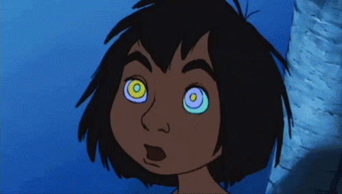 Hypnotic Cartoon Face Close-Up GIF