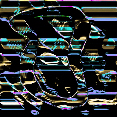 Hypnotic Optical Illusion Abstract Curl Patterns GIF