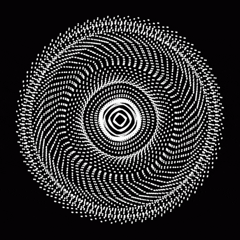 Hypnotic Optical Illusion Premium Vector Spiral GIF