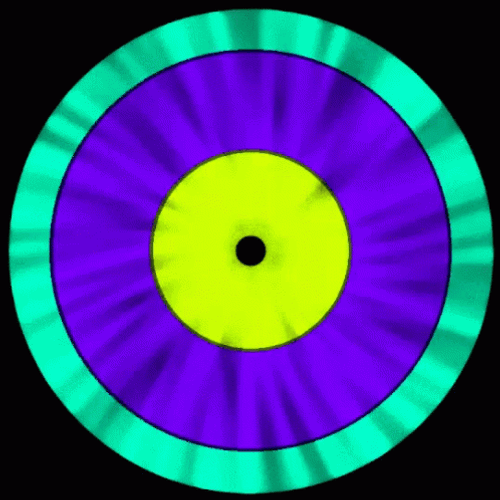 Hypnotic Spiral Colorful Changing Colors GIF