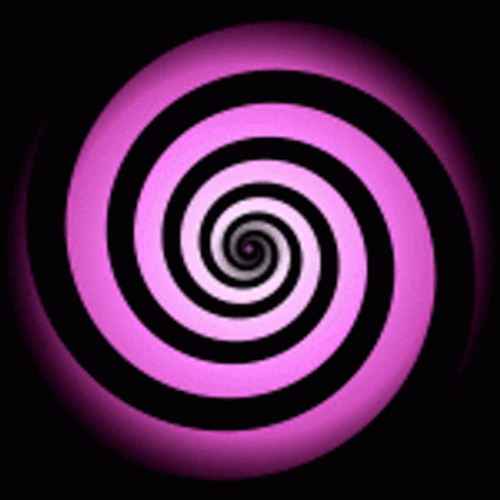 Hypnotic Spiral Pink Twirl GIF