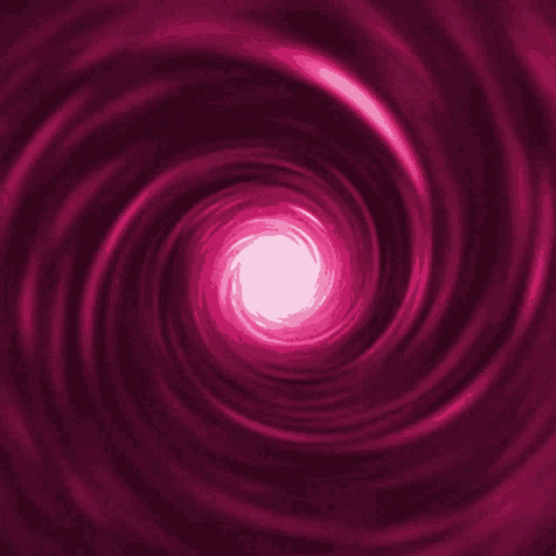 Hypnotic Spiral Pink Whirl Light Center GIF