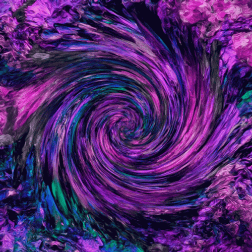 Hypnotic Spiral Purple Whirlpool GIF