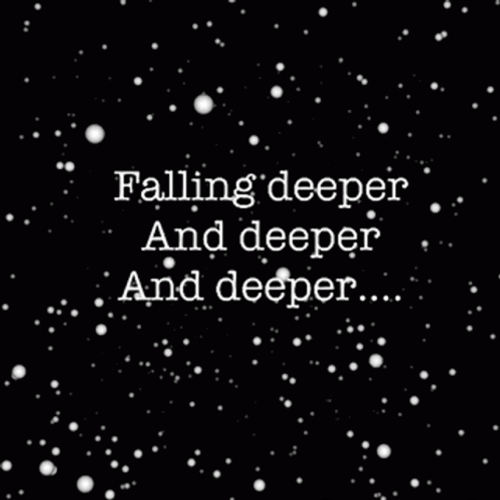 Hypnotic Spiral White Snow Falling Deeper GIF
