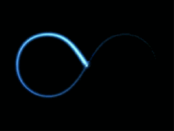 Hypnotizing Slow Motion Infinity Visual Art GIF