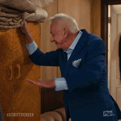 Hysterical Laughing Schitts Creek Bob GIF