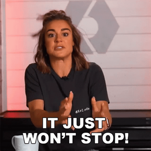 Hysterical Woman Cant Stop Wont Stop GIF