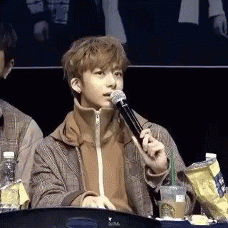 Hyungwon Mic Drop Meme GIF