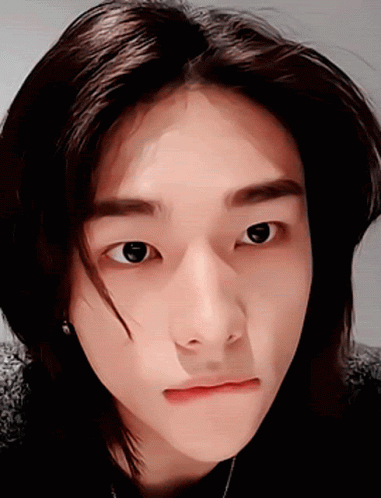 Charming Hyunjin Biting Lip GIF