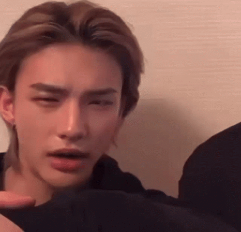 Confused Hyunjin Twitched Eyebrows GIF