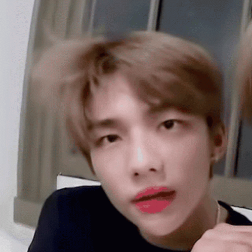Rapper Hyunjin Close Up Shot GIF