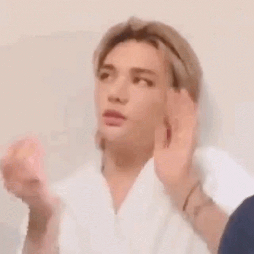 Hyunjin Clapping Unamused While Rolling His Eyes GIF