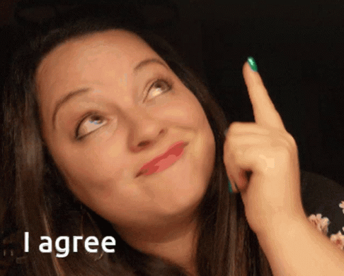 I Agree Pointed Up GIF