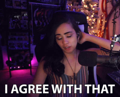 I Agree With That Streamer GIF