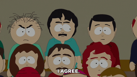 I Agree South Park GIF