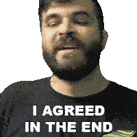 I Agreed In The End Andrew Baena Sticker GIF