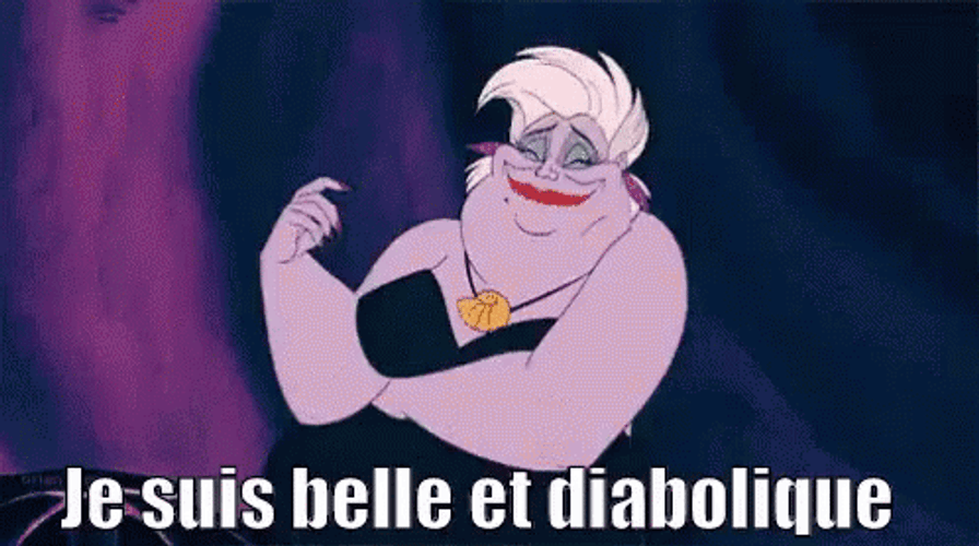I Am Beautiful And Evil Ursula GIF