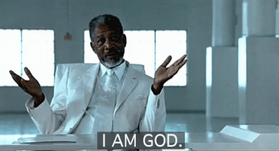 I Am God Bruce Almighty GIF
