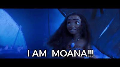 I Am Moana Singing GIF