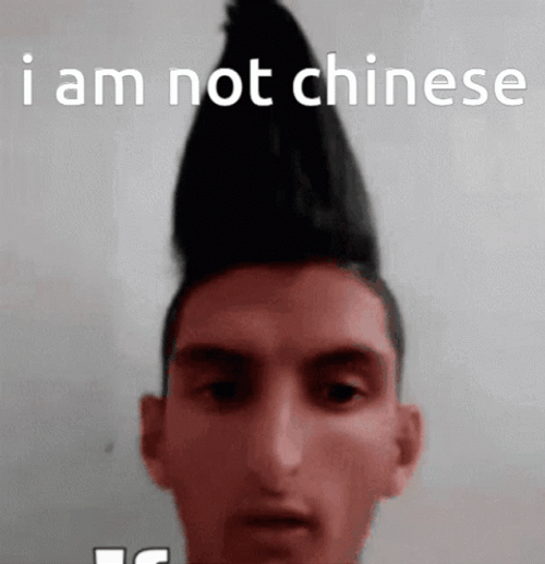 I Am Not Chinese I Am Rock Star GIF