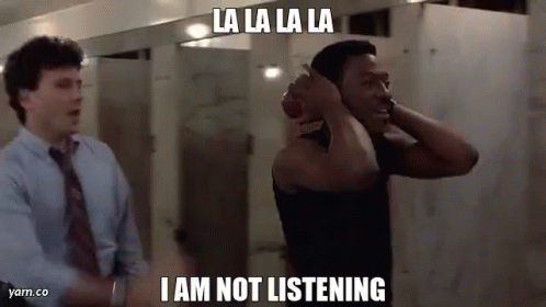 I Am Not Listening Beverly Hills Cop Axel GIF