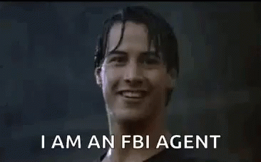I Am Secret Service Keanu Reeves GIF