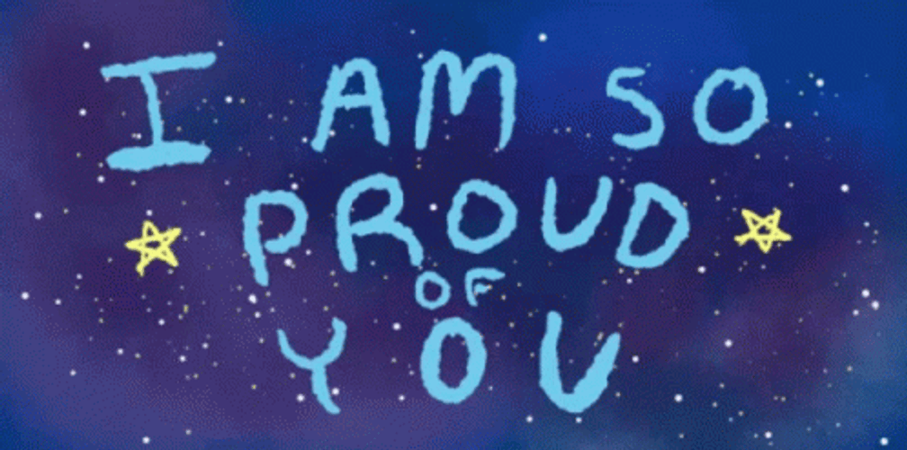 I Am So Proud Of You Stars Night GIF