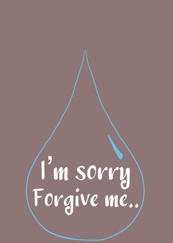 I Am Sorry Forgive Me Teardrop GIF