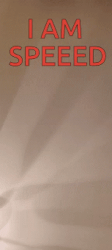 I Am Speed Just Silhouette GIF