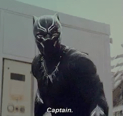 I Am The Captain Now Black Panther GIF
