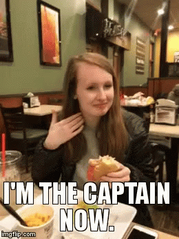 I Am The Captain Now Kyla Cline The Boss GIF