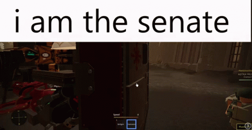 I Am The Senate Video Game Screenshot GIF