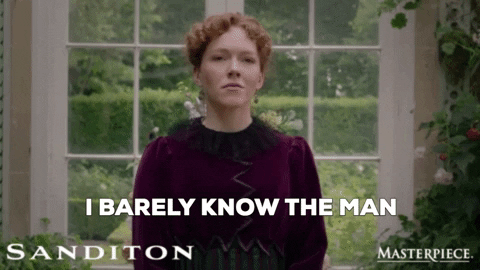 I Barely Know Him GIF