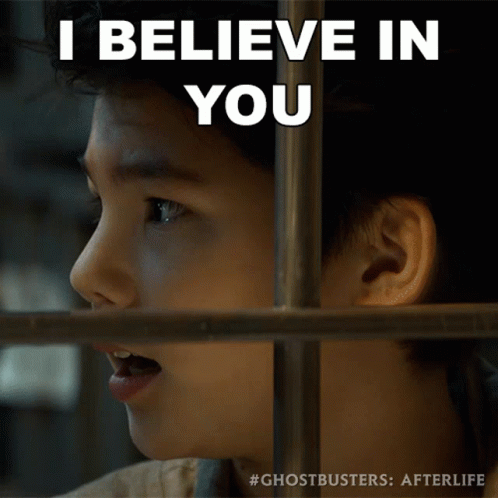 I Believe In You Ghostbuster Scene GIF
