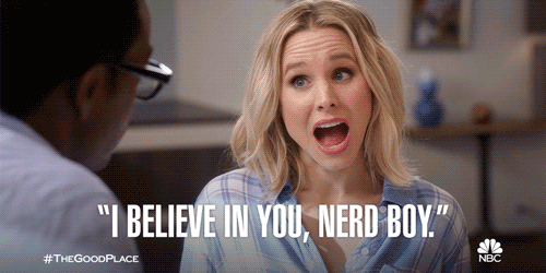 I Believe In You Nerd Boy GIF