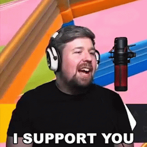 I Believe That We Will Win Man Support GIF