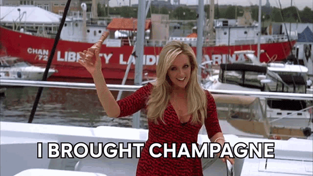 I Brought Champagne GIF