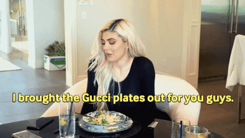 I Brought The Gucci Plates GIF