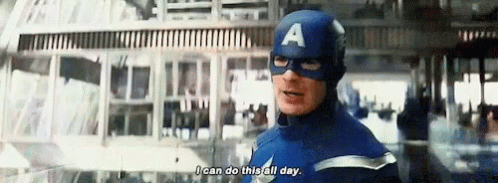 I Can Do This All Day Captain America Avenger GIF