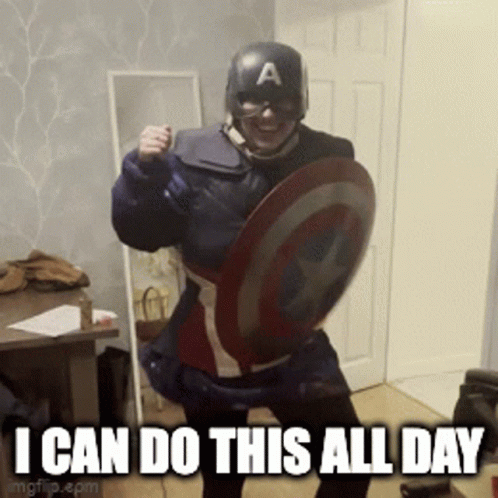 I Can Do This All Day Captain America Cosplay GIF