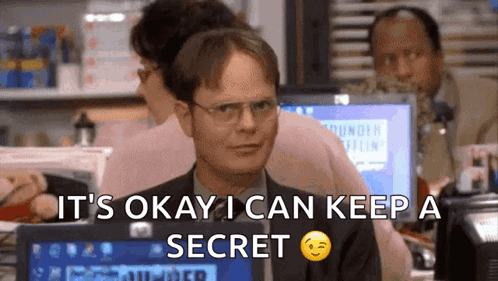 I Can Keep It Secret Keep It Safe GIF