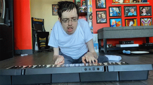 I Can Play Piano Ricky Berwick GIF