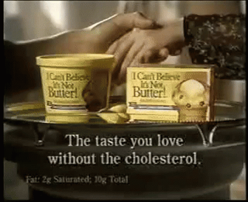 I Can't Believe It's Not Butter Advertisement