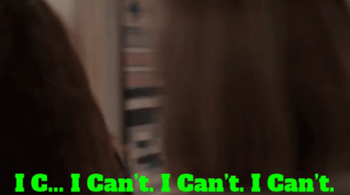 I Cant Desperate Lady Walking Out GIF