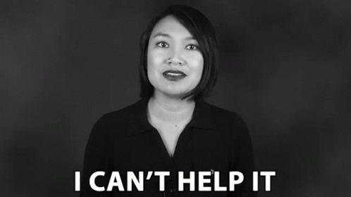 I Cant Help It Asian Lady Reaction GIF
