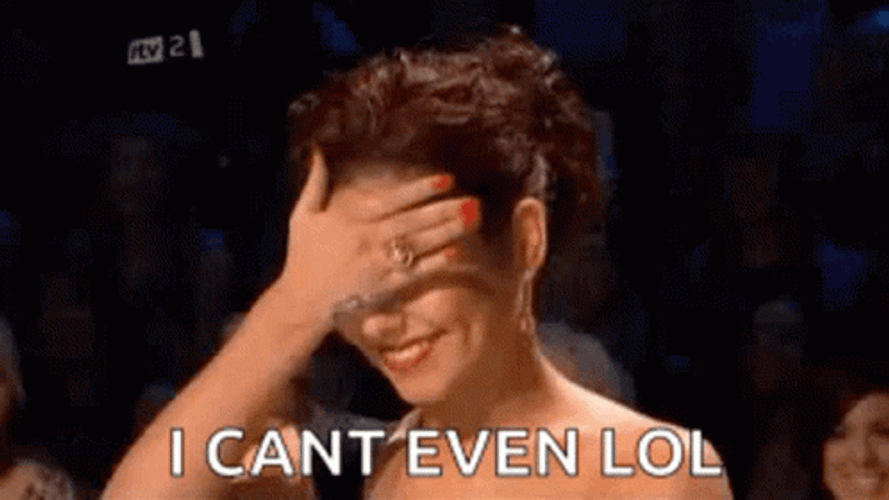I Cant Cheryl Shaking Head Face Palm GIF